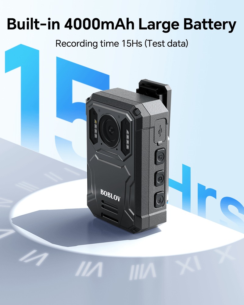 BOBLOV KJ23PRO 2K Wearable Body Camera - Image 2